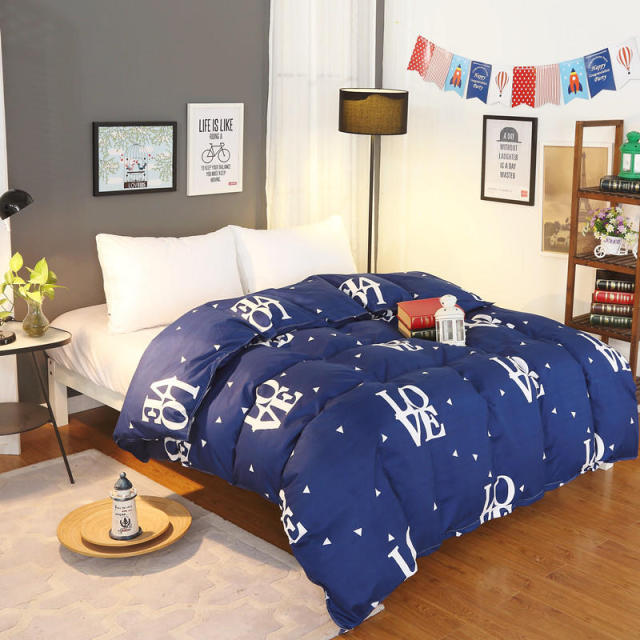Striped duvet cover